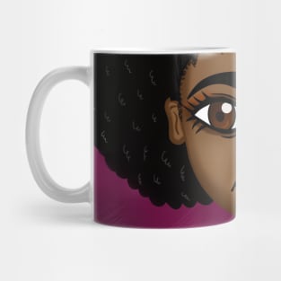 black girl magic cute digital artwork Mug